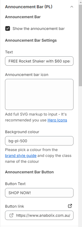 Promo sales badge preview