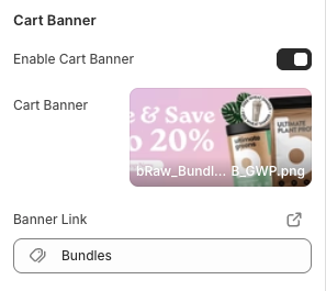 Cart Banner Schema
