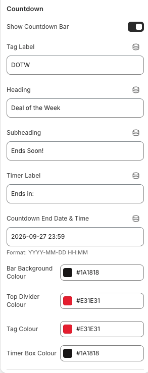 Countdown Banner Preview