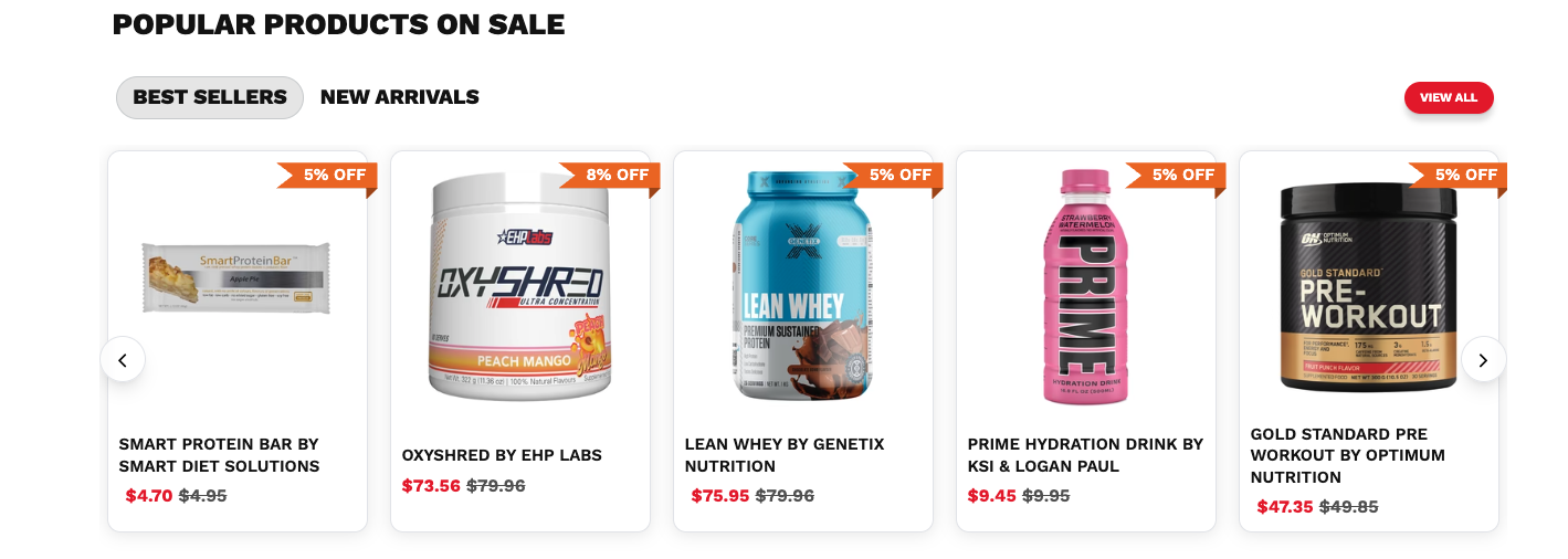 Collection Selector Section