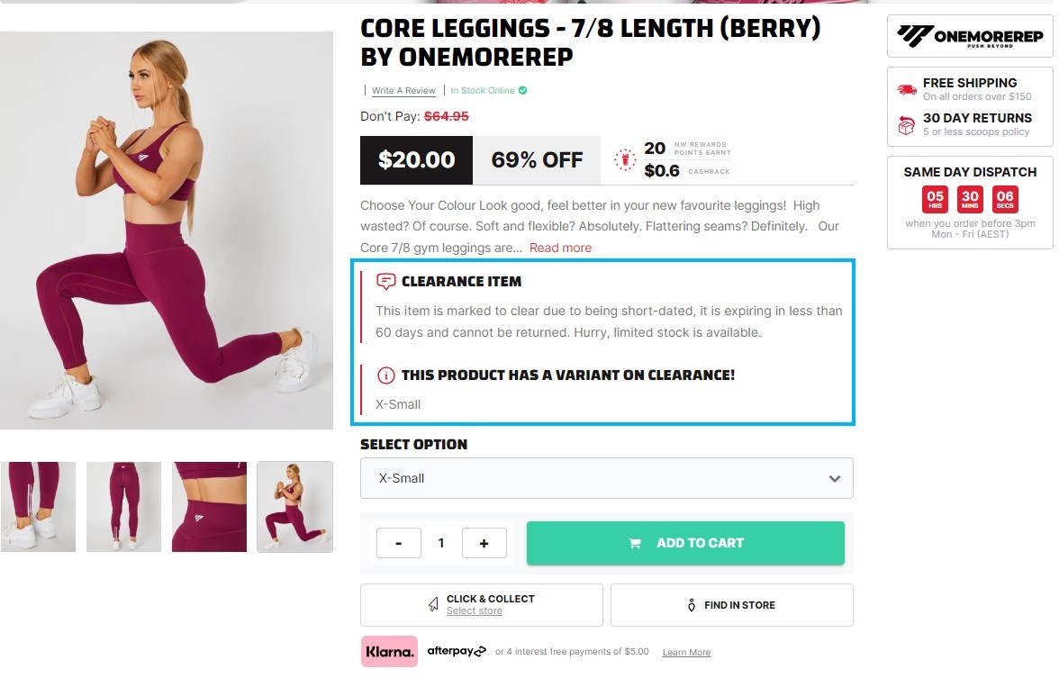 Variant Clearance Preview 2