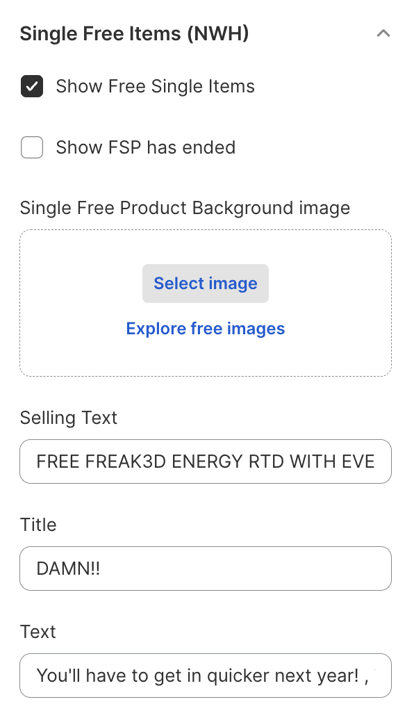 Promo sales badge preview